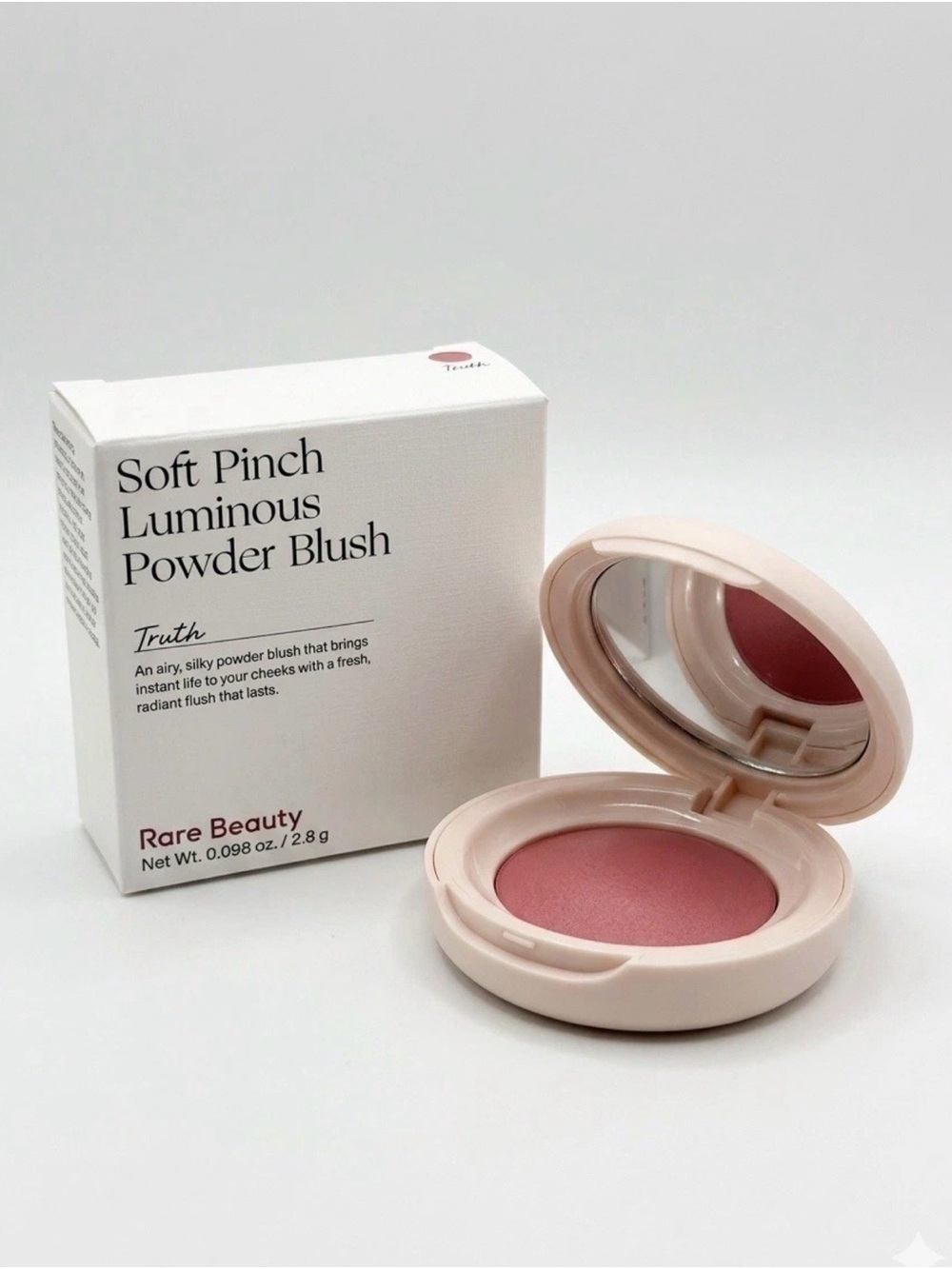 Rare Beauty Soft Pinch Luminous Powder Blush — Truth (soft rose pink)